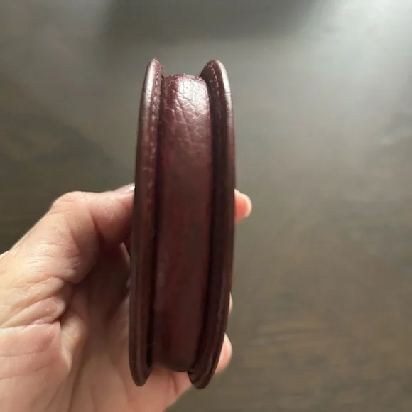Cartier Vintage Burgundy Leather Coin Holder FULL INCLUSION - Picture 13 of 14